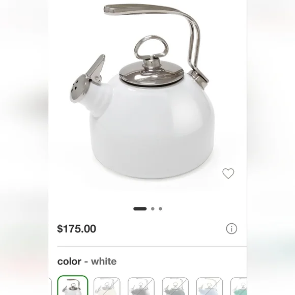 Chantal Whistling Kettle - Picture 2 of 6